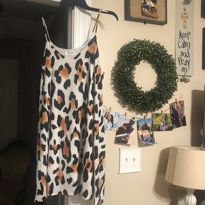 Leopard Slip Dress